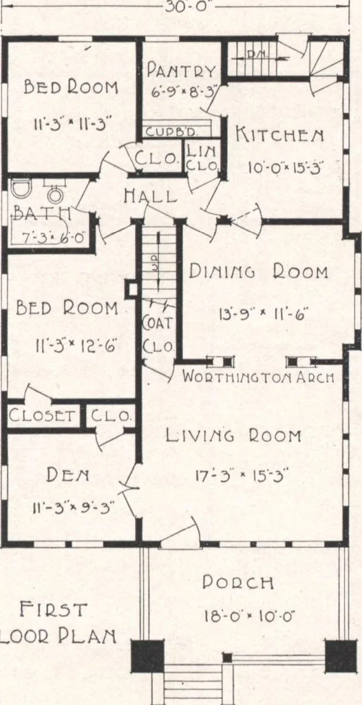 An illustration from Sterling homes, catalog no. 17, 1920, leaf 54