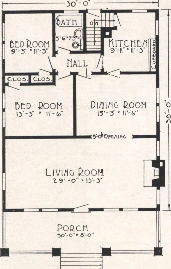 An illustration from Sterling homes, catalog no. 17, 1920, leaf 58