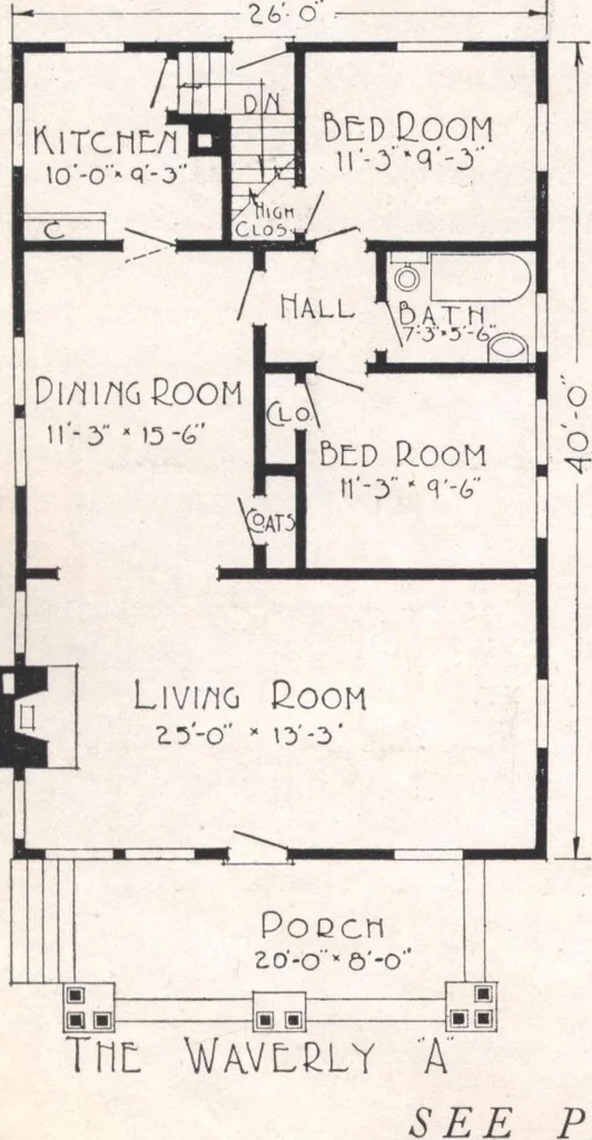 An illustration from Sterling homes, catalog no. 17, 1920, leaf 61