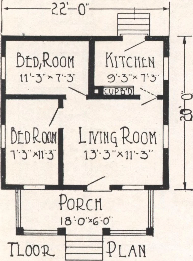 An illustration from Sterling homes, catalog no. 17, 1920, leaf 62