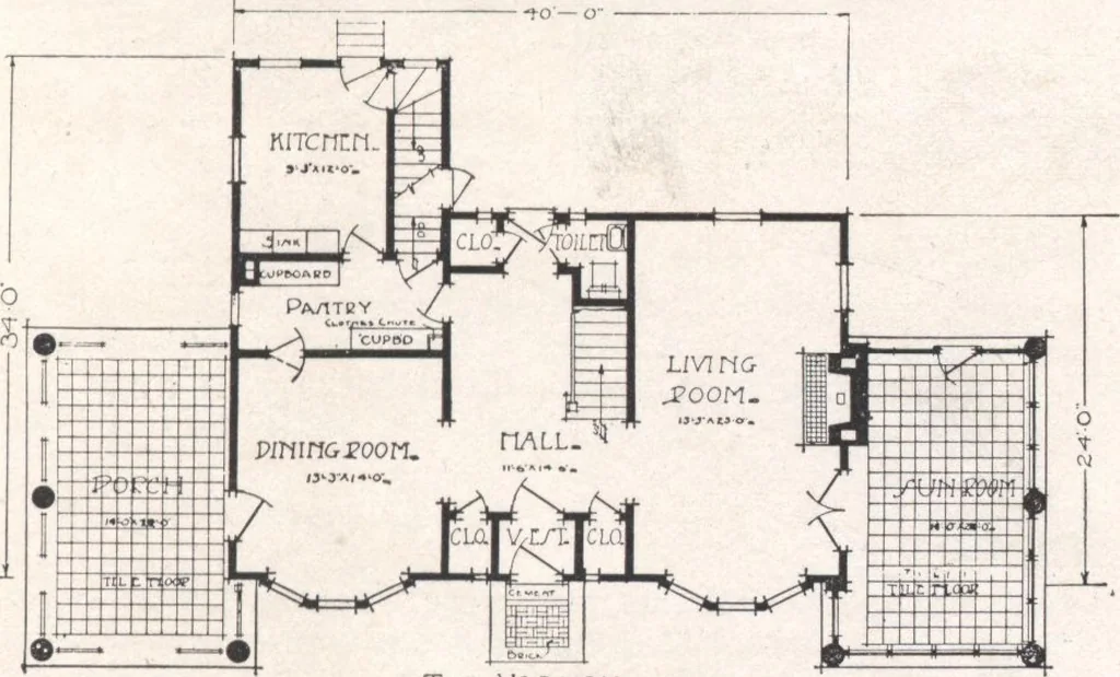 An illustration from Sterling homes, catalog no. 17, 1920, leaf 68