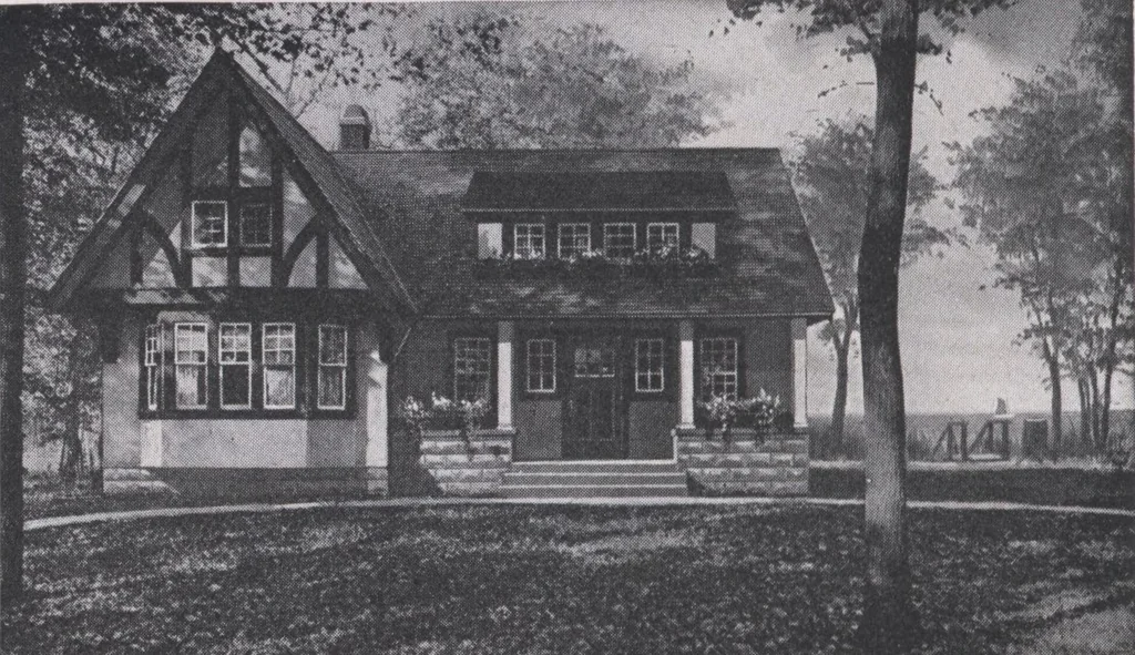 An illustration from The famous fifty and other favorite homes, 1916, leaf 101
