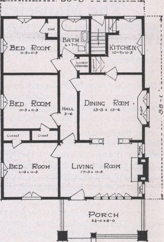 An illustration from The famous fifty and other favorite homes, 1916, leaf 103