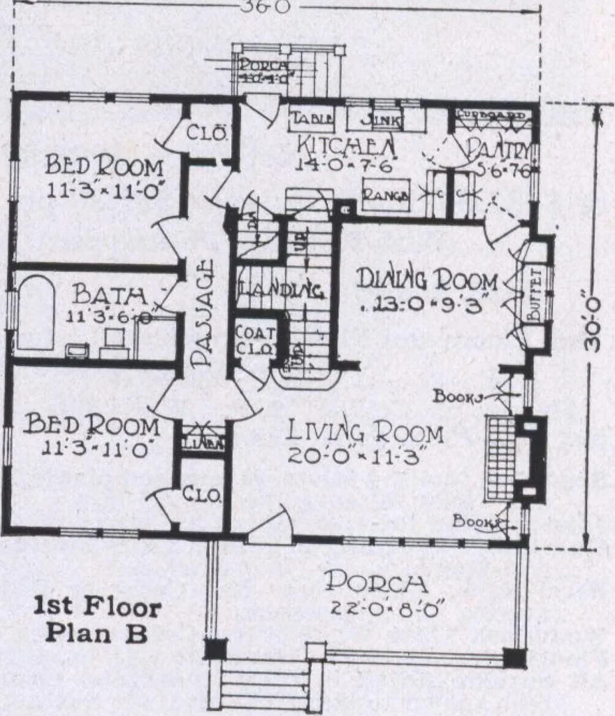 An illustration from The famous fifty and other favorite homes, 1916, leaf 104