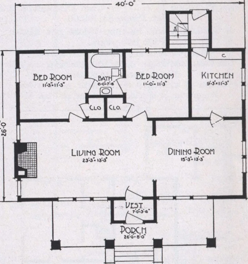 An illustration from The famous fifty and other favorite homes, 1916, leaf 105