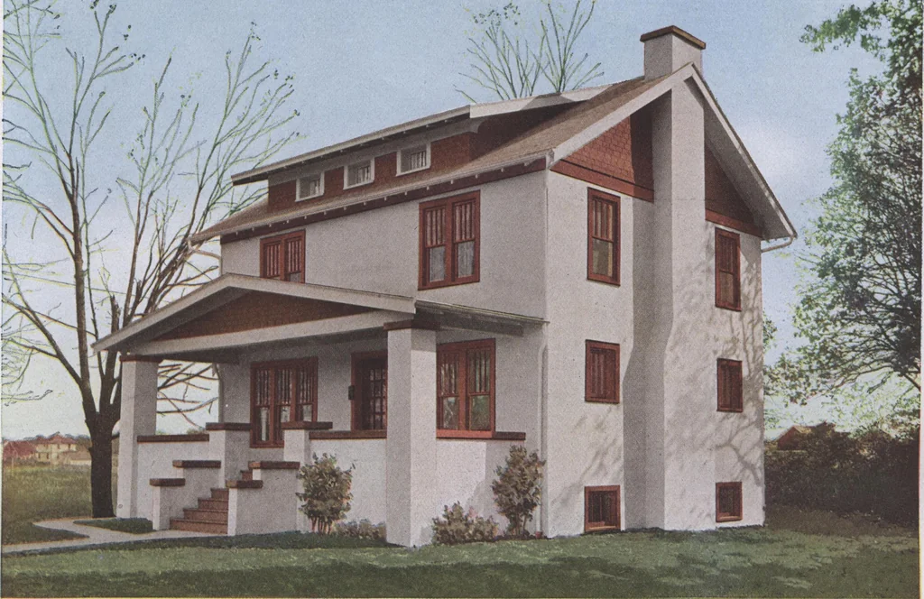 An illustration from The famous fifty and other favorite homes, 1916, leaf 106