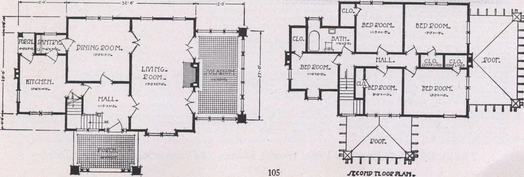 An illustration from The famous fifty and other favorite homes, 1916, leaf 108