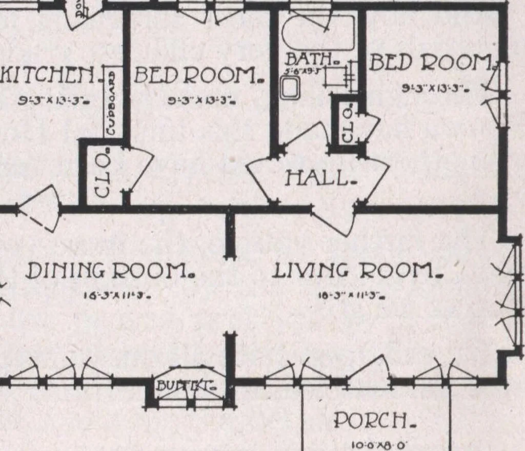 An illustration from The famous fifty and other favorite homes, 1916, leaf 109