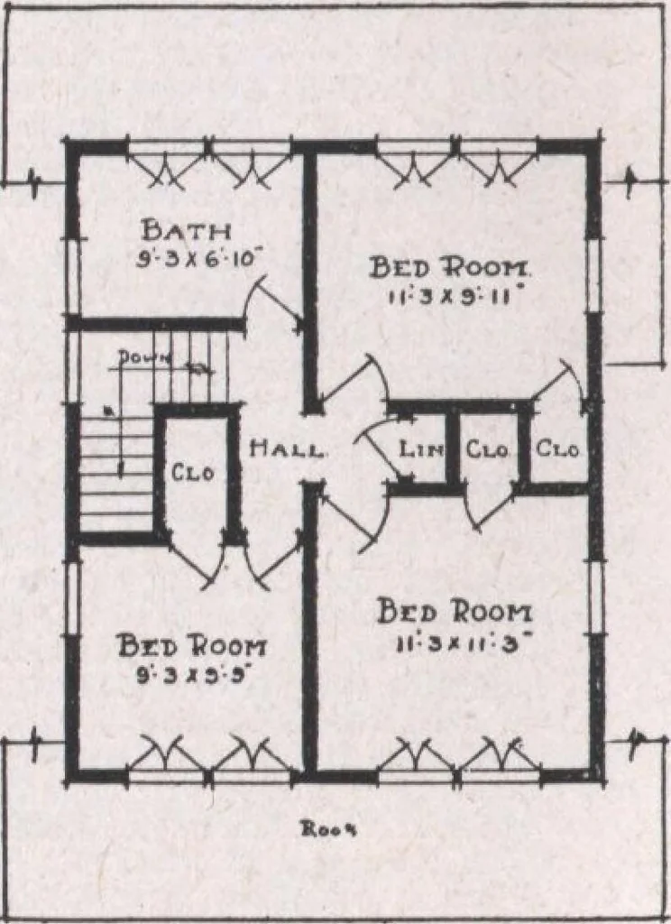 An illustration from The famous fifty and other favorite homes, 1916, leaf 111