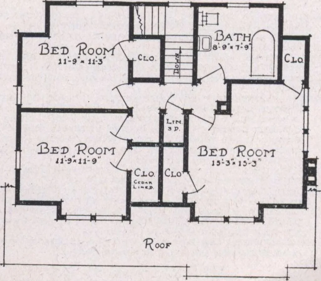 An illustration from The famous fifty and other favorite homes, 1916, leaf 112