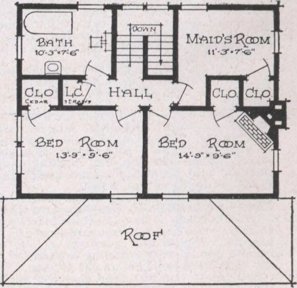 An illustration from The famous fifty and other favorite homes, 1916, leaf 113