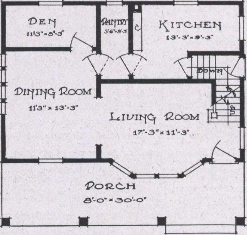 An illustration from The famous fifty and other favorite homes, 1916, leaf 114