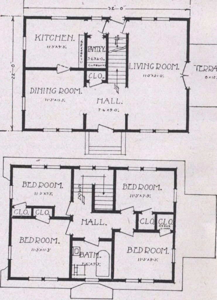 An illustration from The famous fifty and other favorite homes, 1916, leaf 115