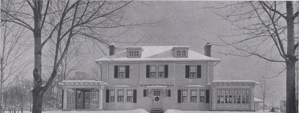 An illustration from The famous fifty and other favorite homes, 1916, leaf 120
