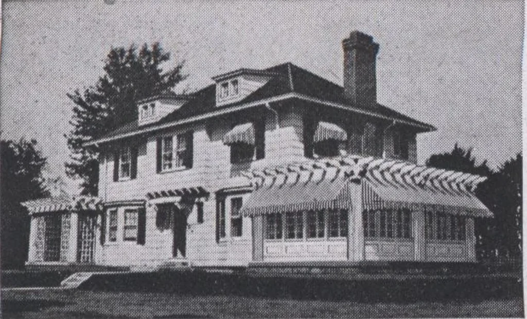 An illustration from The famous fifty and other favorite homes, 1916, leaf 120