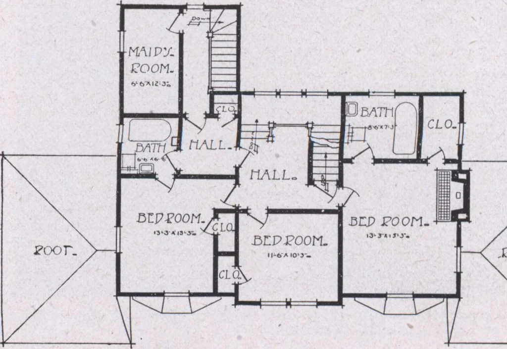 An illustration from The famous fifty and other favorite homes, 1916, leaf 120
