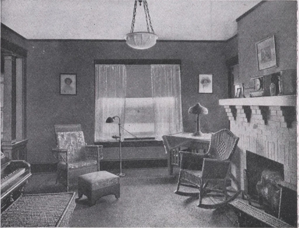 An illustration from The famous fifty and other favorite homes, 1916, leaf 121