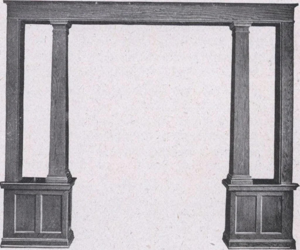 An illustration from The famous fifty and other favorite homes, 1916, leaf 124