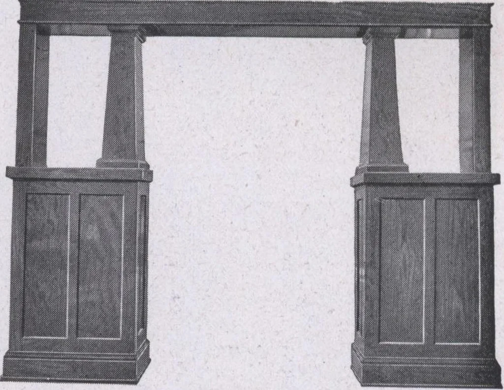 An illustration from The famous fifty and other favorite homes, 1916, leaf 124