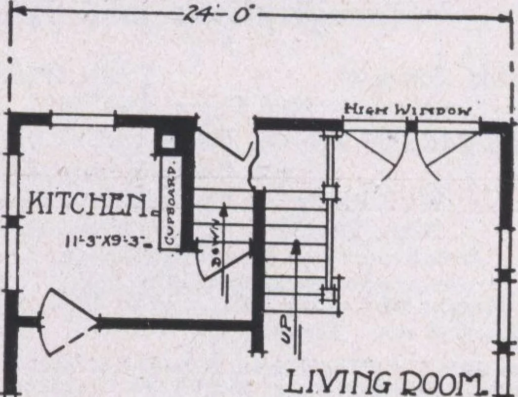 An illustration from The famous fifty and other favorite homes, 1916, leaf 36