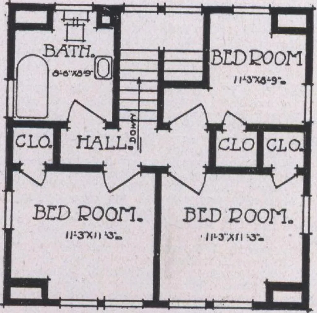 An illustration from The famous fifty and other favorite homes, 1916, leaf 36