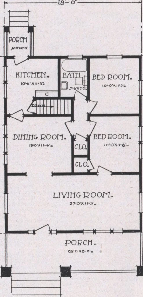 An illustration from The famous fifty and other favorite homes, 1916, leaf 37