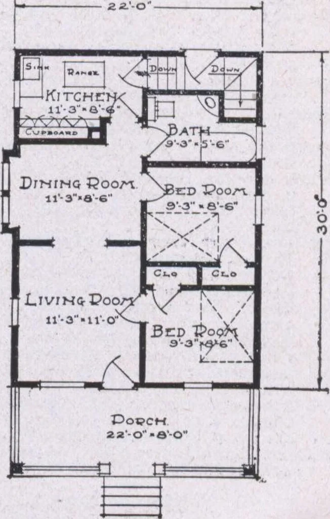 An illustration from The famous fifty and other favorite homes, 1916, leaf 40