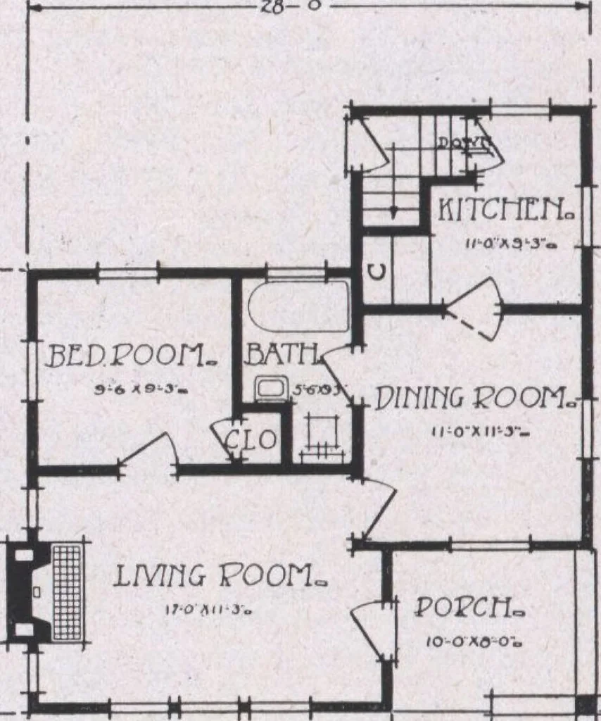An illustration from The famous fifty and other favorite homes, 1916, leaf 41