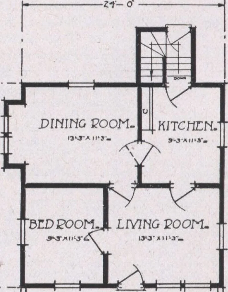 An illustration from The famous fifty and other favorite homes, 1916, leaf 43