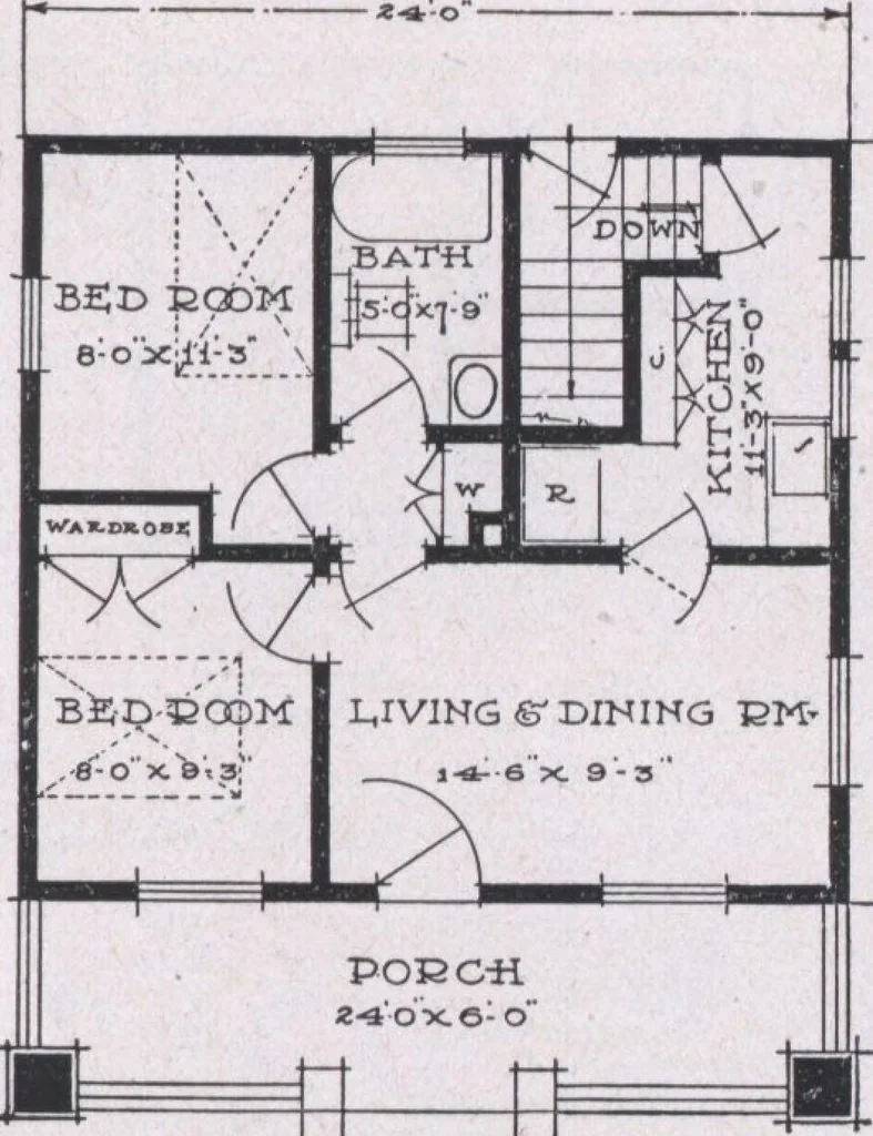 An illustration from The famous fifty and other favorite homes, 1916, leaf 48