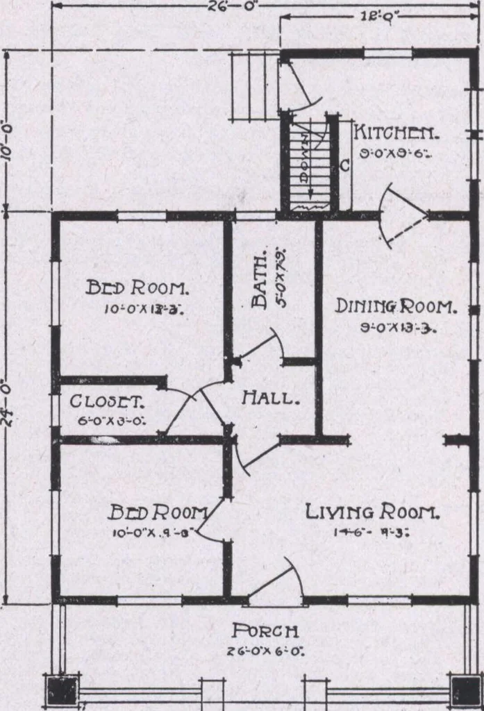 An illustration from The famous fifty and other favorite homes, 1916, leaf 48