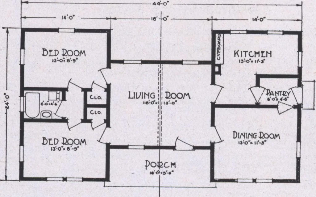 An illustration from The famous fifty and other favorite homes, 1916, leaf 54