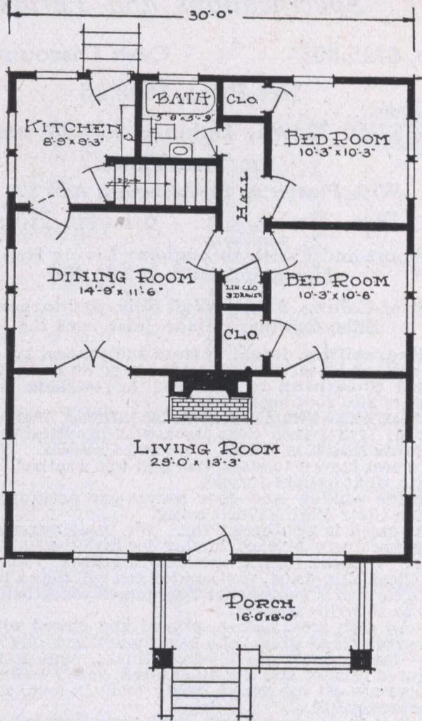 An illustration from The famous fifty and other favorite homes, 1916, leaf 64