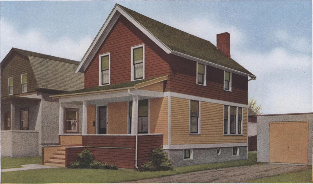 An illustration from The famous fifty and other favorite homes, 1916, leaf 66