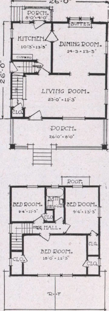 An illustration from The famous fifty and other favorite homes, 1916, leaf 69