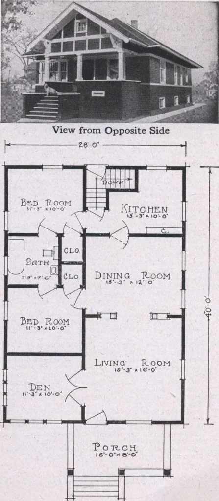 An illustration from The famous fifty and other favorite homes, 1916, leaf 70