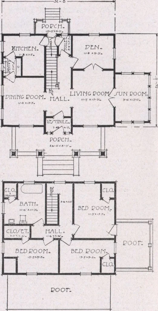 An illustration from The famous fifty and other favorite homes, 1916, leaf 73