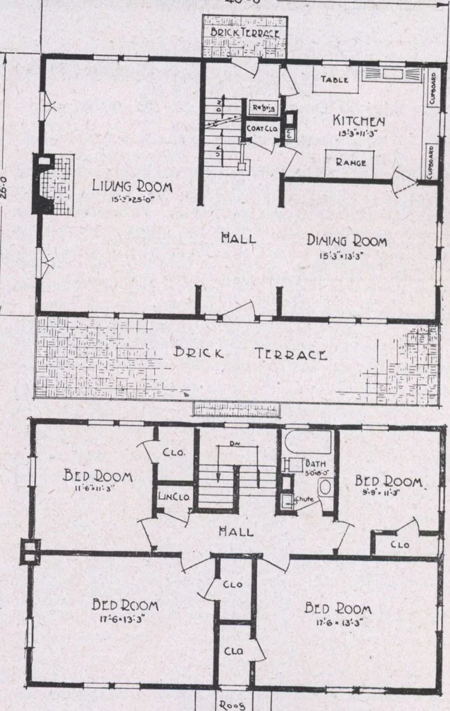 An illustration from The famous fifty and other favorite homes, 1916, leaf 74
