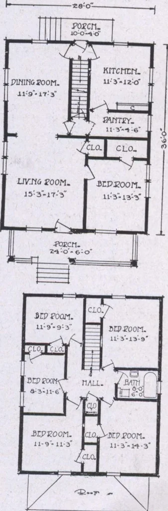 An illustration from The famous fifty and other favorite homes, 1916, leaf 76