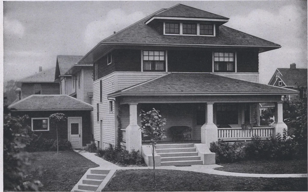 An illustration from The famous fifty and other favorite homes, 1916, leaf 77