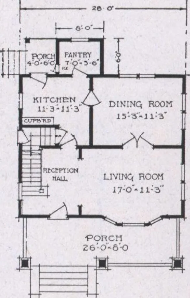 An illustration from The famous fifty and other favorite homes, 1916, leaf 77