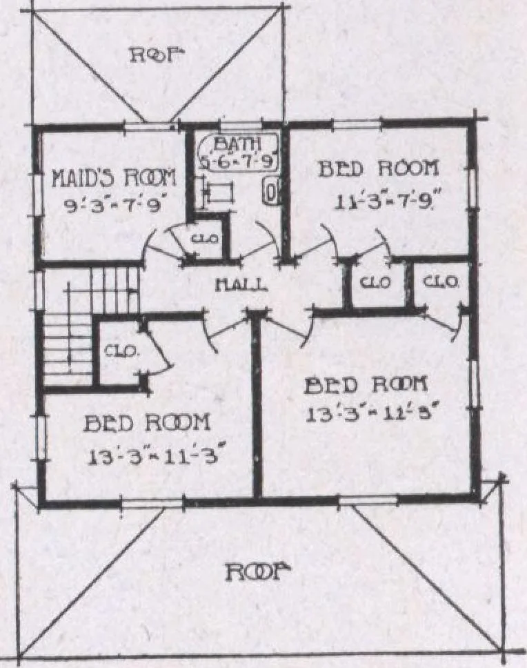 An illustration from The famous fifty and other favorite homes, 1916, leaf 77