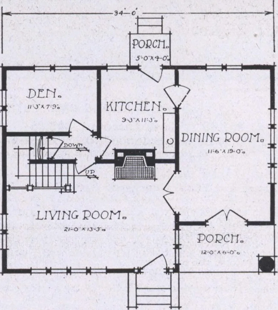 An illustration from The famous fifty and other favorite homes, 1916, leaf 78