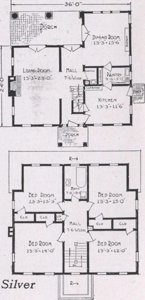 An illustration from The famous fifty and other favorite homes, 1916, leaf 79