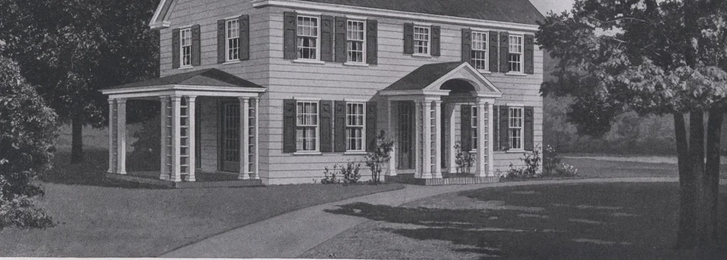 An illustration from The famous fifty and other favorite homes, 1916, leaf 80