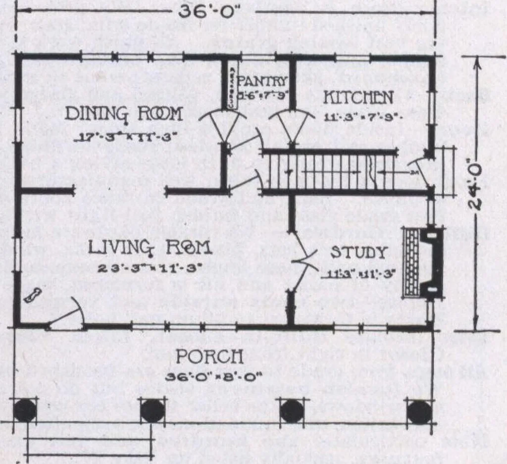 An illustration from The famous fifty and other favorite homes, 1916, leaf 86