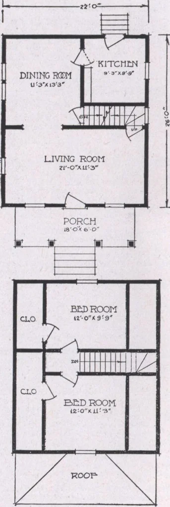 An illustration from The famous fifty and other favorite homes, 1916, leaf 95