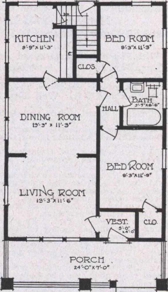 An illustration from The famous fifty and other favorite homes, 1916, leaf 96
