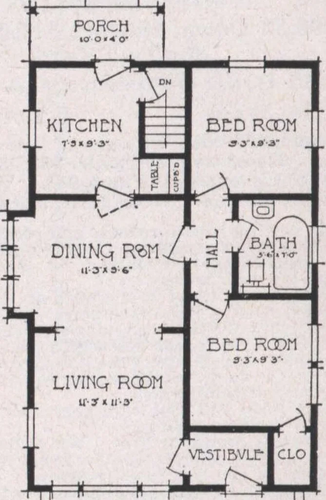 An illustration from The famous fifty and other favorite homes, 1916, leaf 97