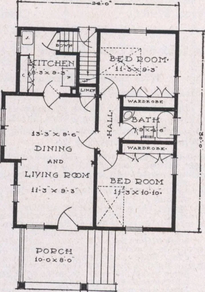 An illustration from The famous fifty and other favorite homes, 1916, leaf 98